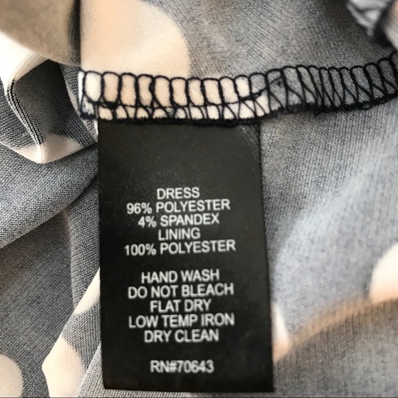 Jessica Howard Navy w/White Dots Sundress Sz 14 - Picture 10 of 12